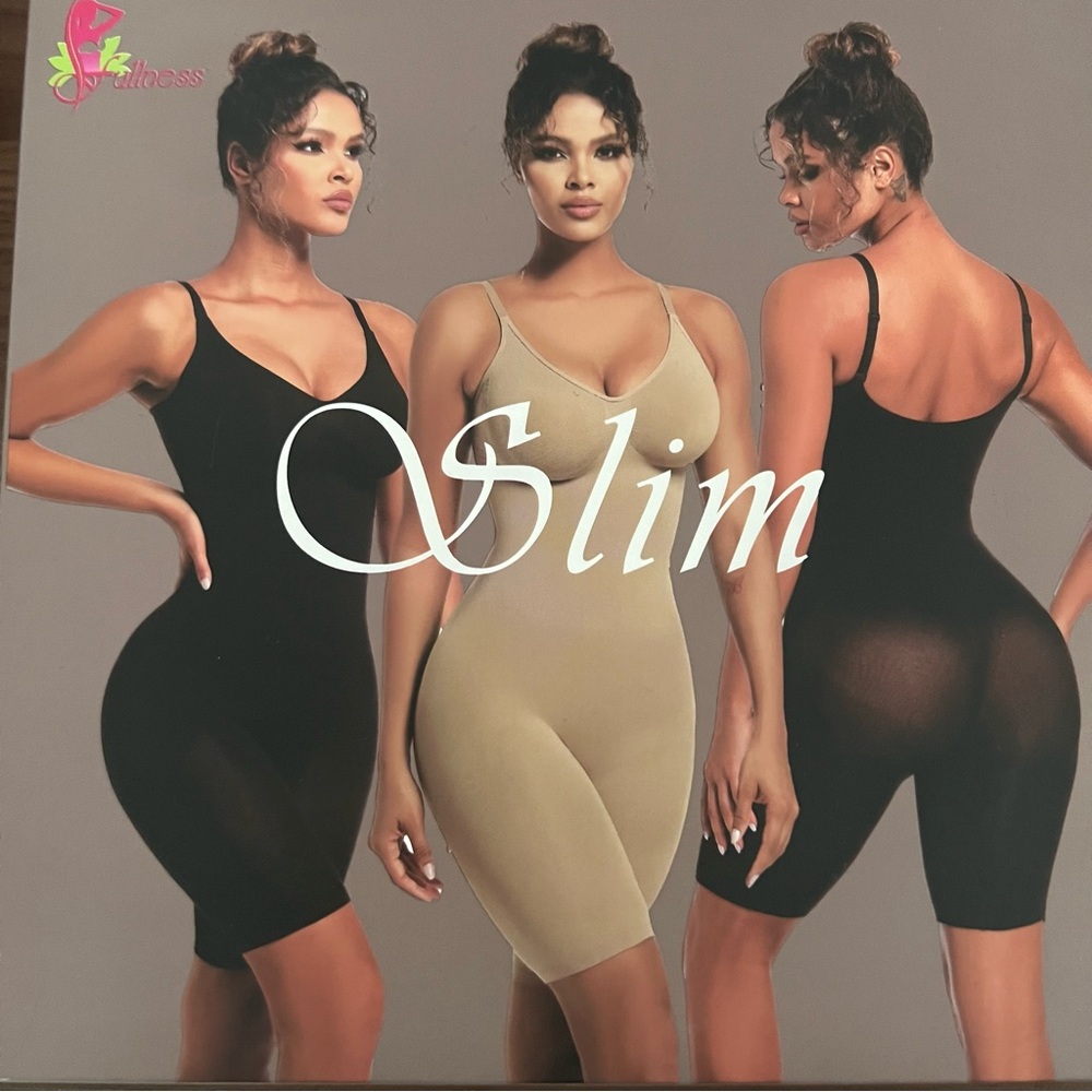 Women's Slim Shapewear Bodysuit -  Tan
